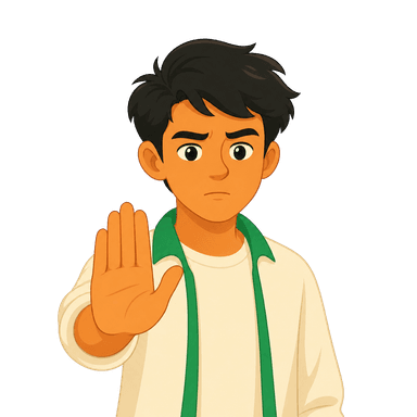 Nino blocking a scam