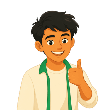Nino giving thumbs up